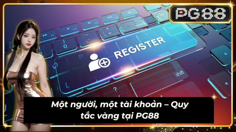 Một người – một tài khoản: Quy định bắt buộc khi đăng ký PG88.