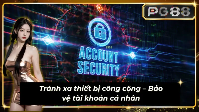 Đăng nhập an toàn, chỉ dùng thiết bị cá nhân và mạng bảo mật khi chơi PG88.
