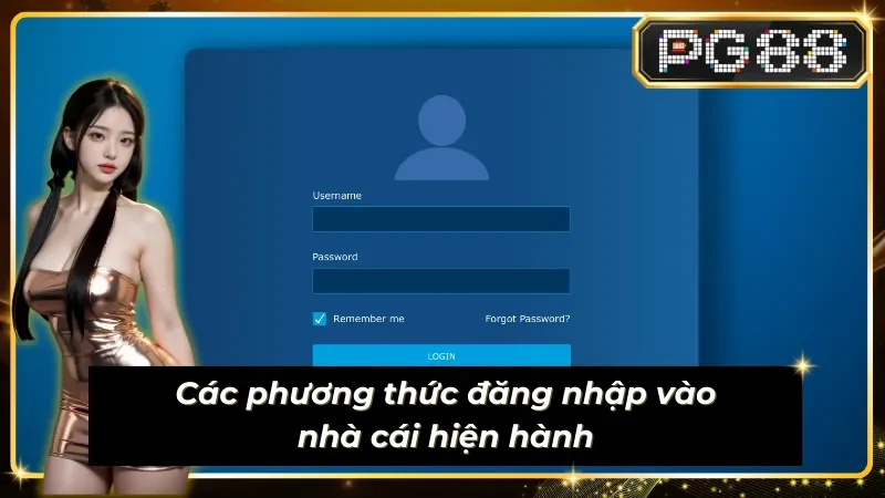 03 phương thức đăng nhập PG88 được hỗ trợ