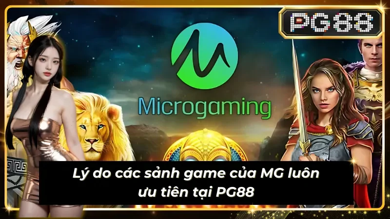 Trải nghiệm ấn tượng từ các sảnh game của Microgaming