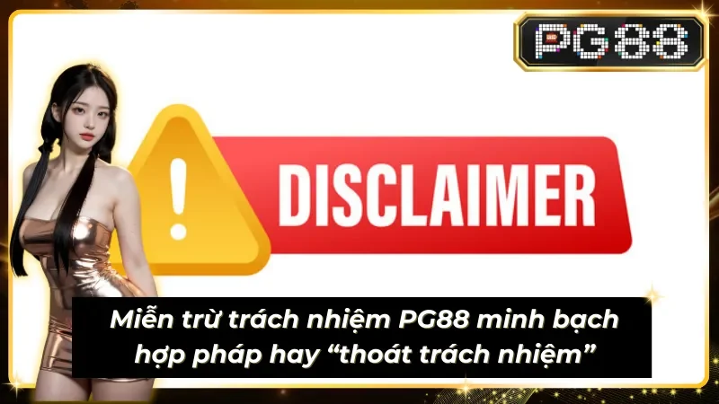 Chính sách miễn trừ trách nhiệm không đồng nghĩa với việc nhà cái “vô can”
