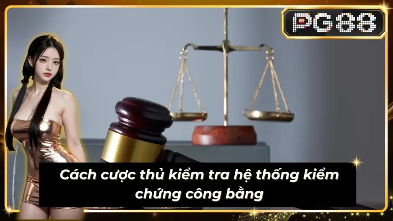 Chỉ dẫn kiểm tra hệ thống Provably Fair của nhà cái