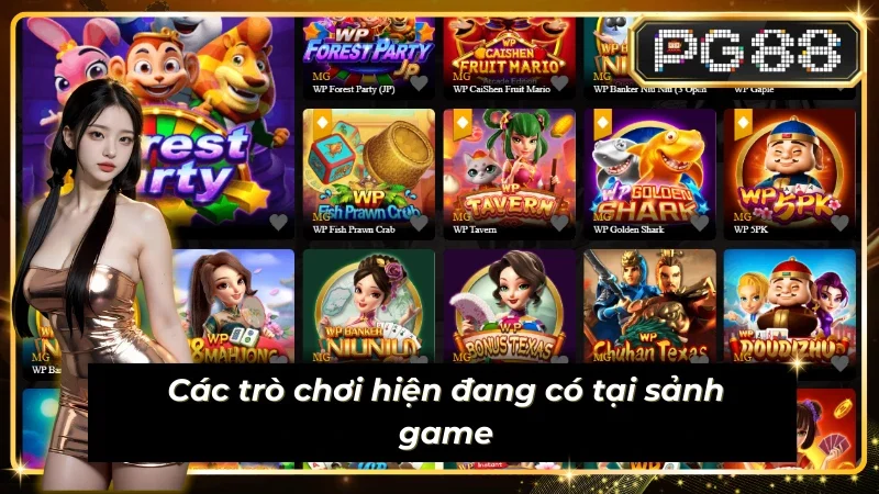 Các trò chơi hiện đang có tại sảnh game Sub-Chess-MG