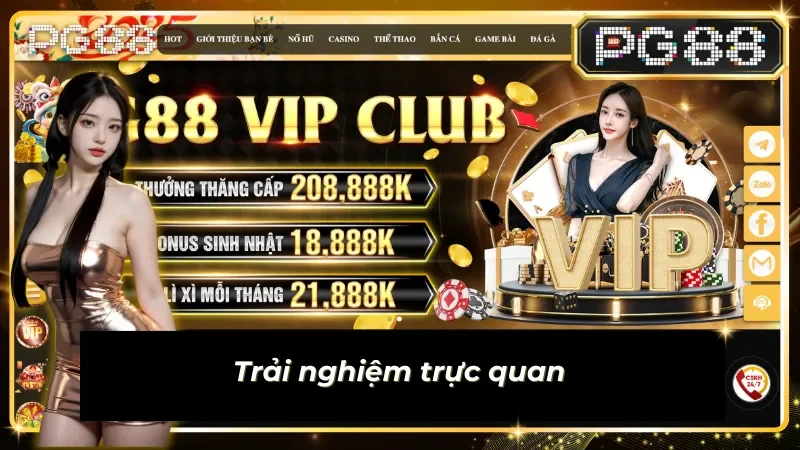 Tải app PG88 giúp mang đến trải nghiệm trực quan