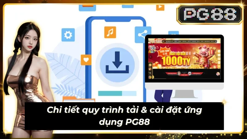 Hướng dẫn chi tiết các bước tải app PG88