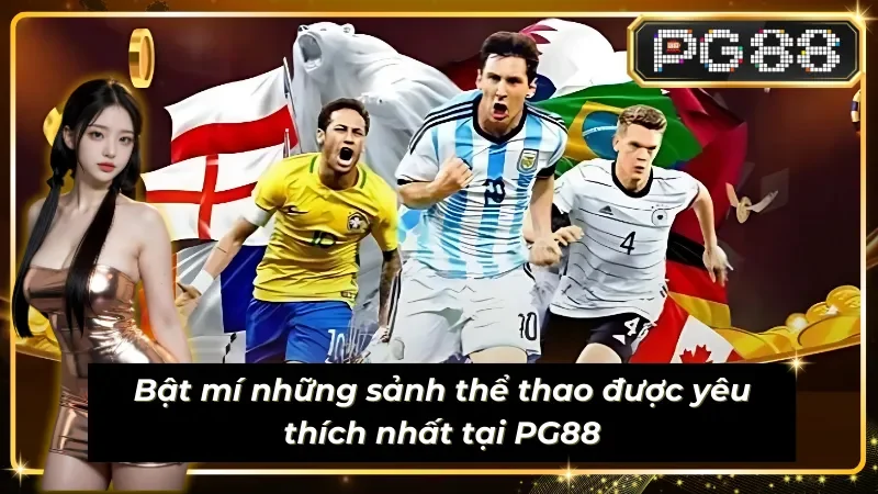 Bật mí vài sảnh thể thao PG88 siêu hot